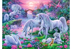 Unicorns in the Sunset Glow