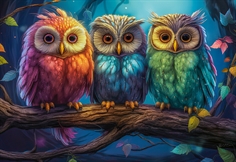 Three Little Owls