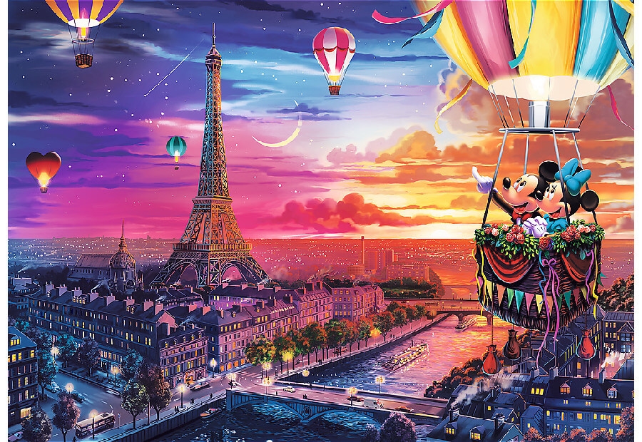 Mickey and Minnie in Paris