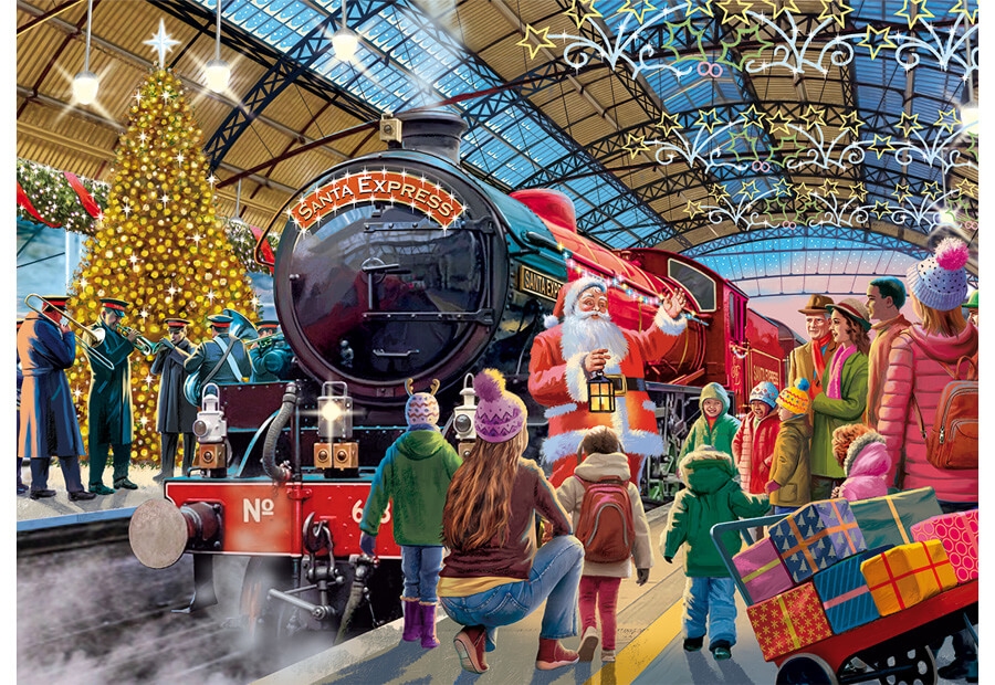 Santa at the Station