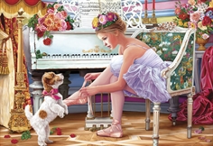 Ballerina and her Puppy