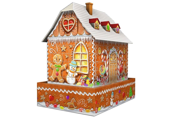 Gingerbread House (med LED lys)