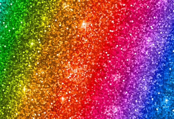 Rainbow Glitter Gradient