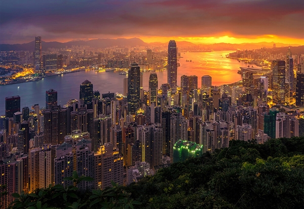 Hong Kong at Sunrise