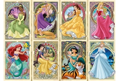 Disney Nouveau Art Princesses