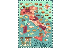 Map of Italy - Sweet