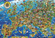 Crazy European Map
