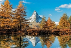Matterhorn Mountain in Autumn