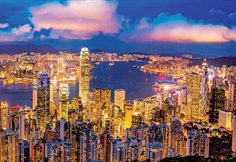 Hong Kong Skyline (Neon)