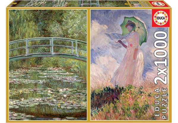 Claude Monet (2 x 1000 brikker)