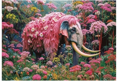 Floral Elephant