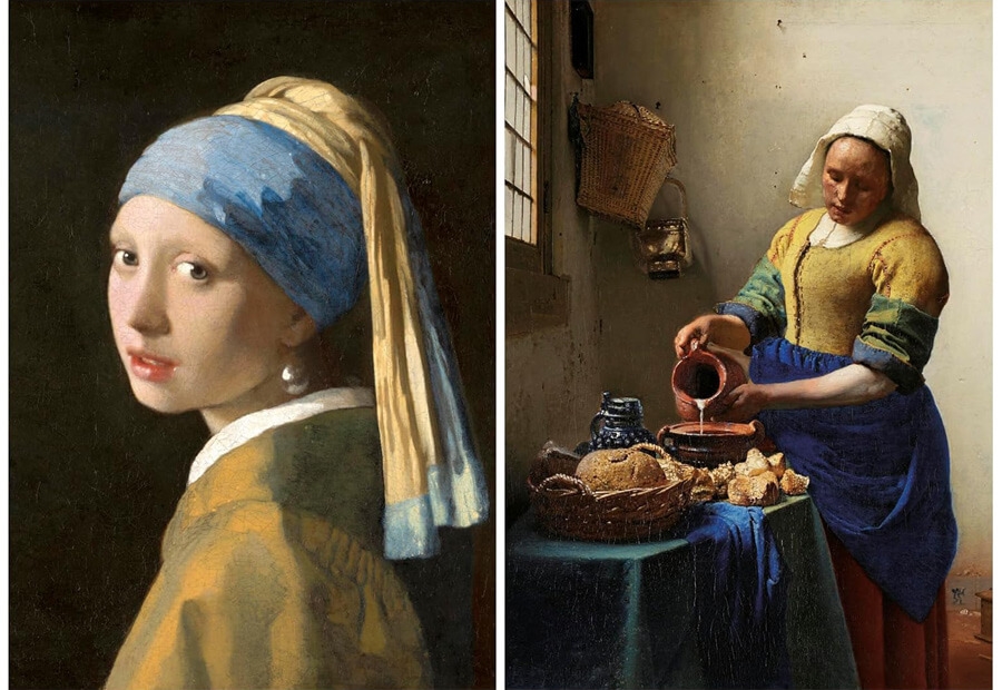Girl with a Pearl Earring & The Milkmaid