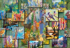 Woodland Collage