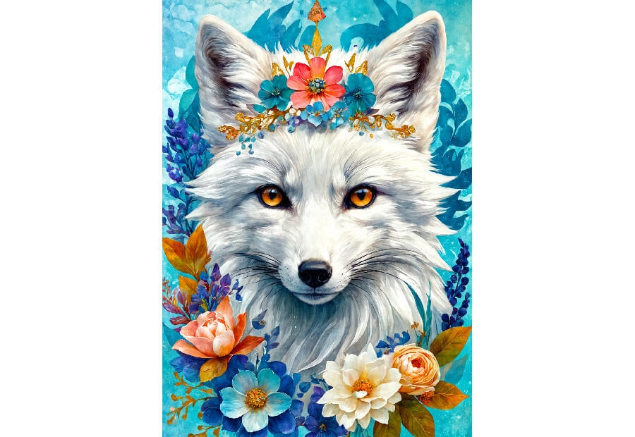 Blooming Snow Fox