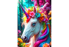 Floral Unicorn