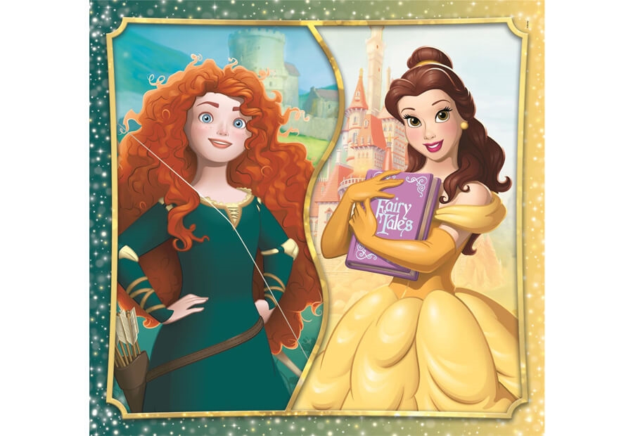 Disney Princess puslespil med 3x48 brikker fra Clementoni