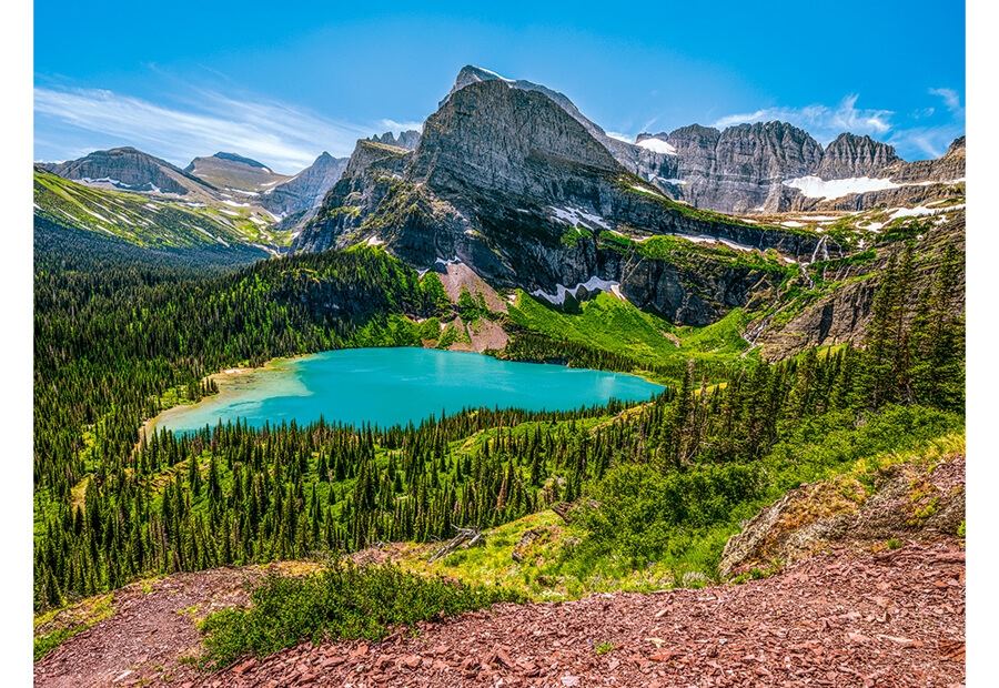 Grinnell Lake, Glacier National Park, USA