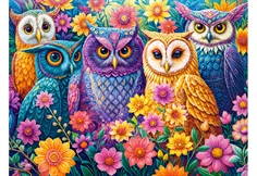Flower Owl Meeting