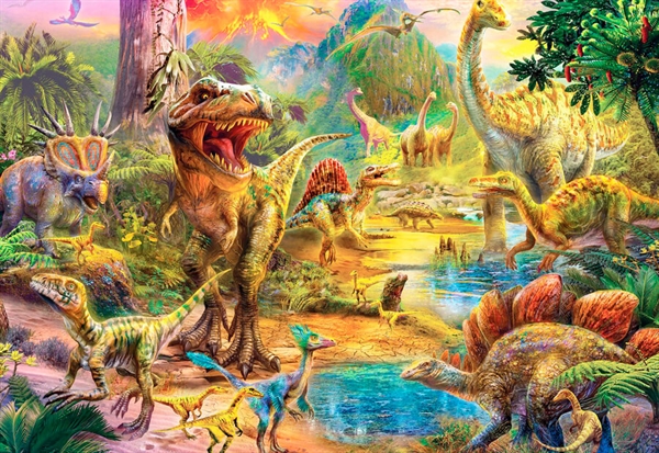 Landscape of Dinosaurs