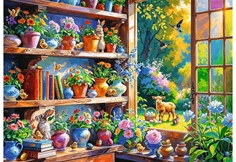 Spring Morning in the Orangery