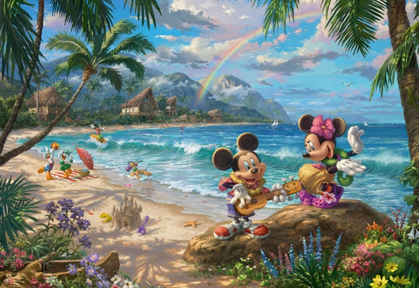 Disney Mickey and Minnie in Hawaii