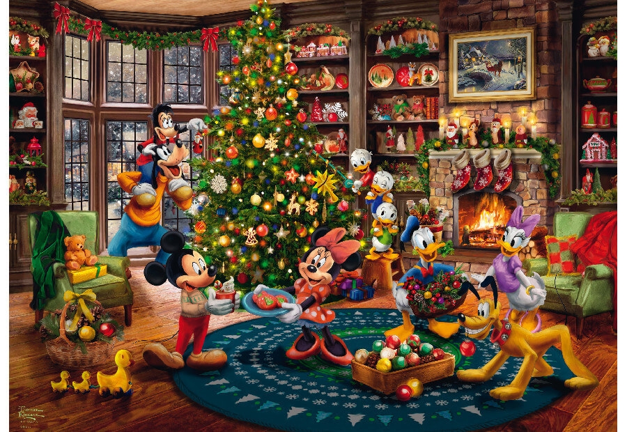 Disney Mickey & Minnie Trimming the Tree