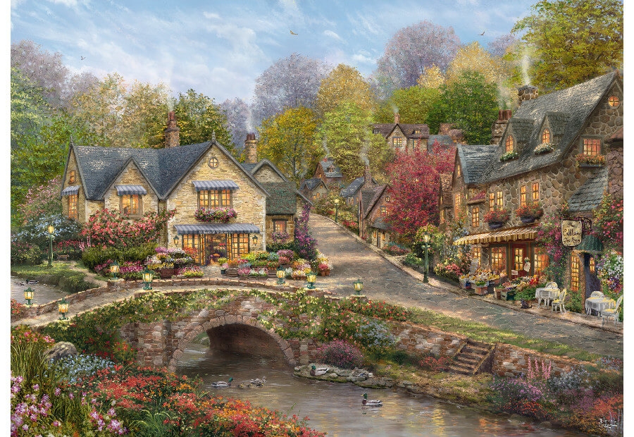 Summer in Cobblestone Village