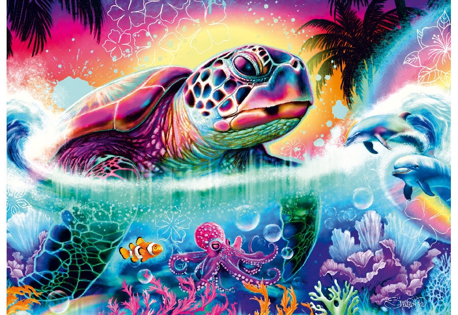 Neon Turtle