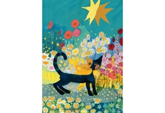 Cat in a Sea of Blossom