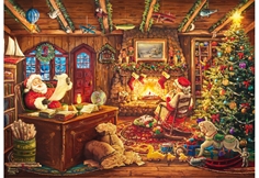 Santa Checking His List 