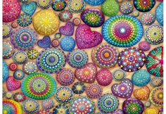 Mandala Stones (Hexagon)