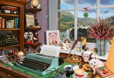 At the Writing Table (Secret Puzzle)