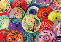 Asian Oil-Paper Umbrellas