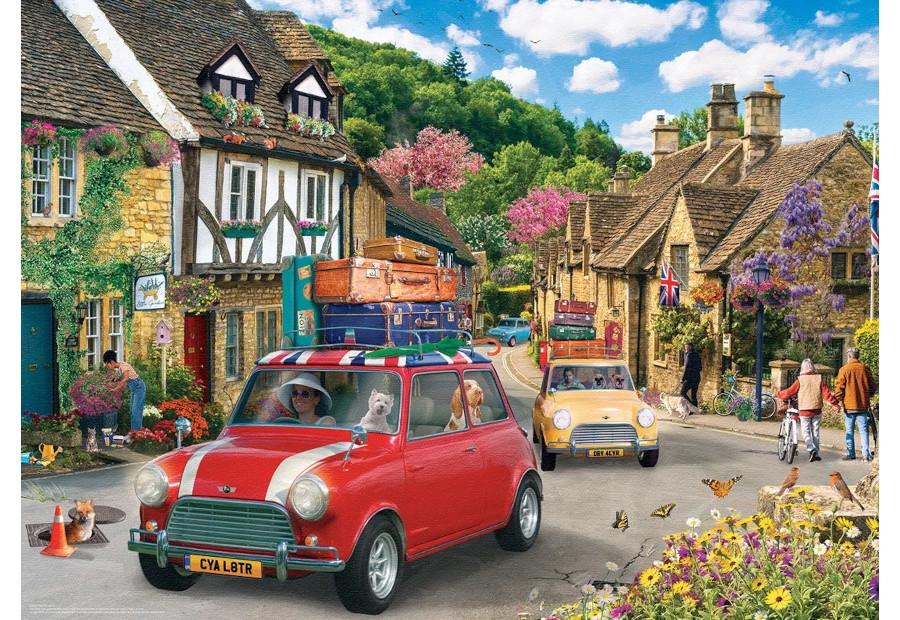 Traveling Mini Cooper