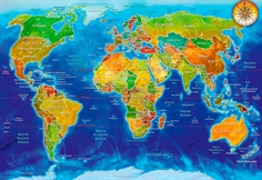World Geo-Political Map