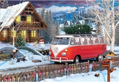 VW Christmas Bus (Tinæske)
