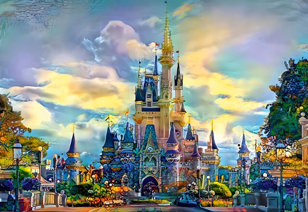 Walt Disney World Castle, Orlando, Florida