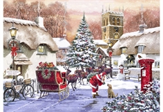 Village and Santa